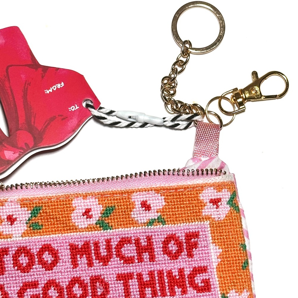 Needlepoint Floral Beaded Pouch - Picture 8 of 8